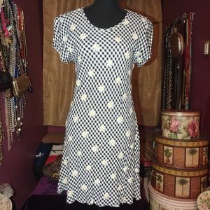 Xtrmz Checkered Daisy Dress S/M